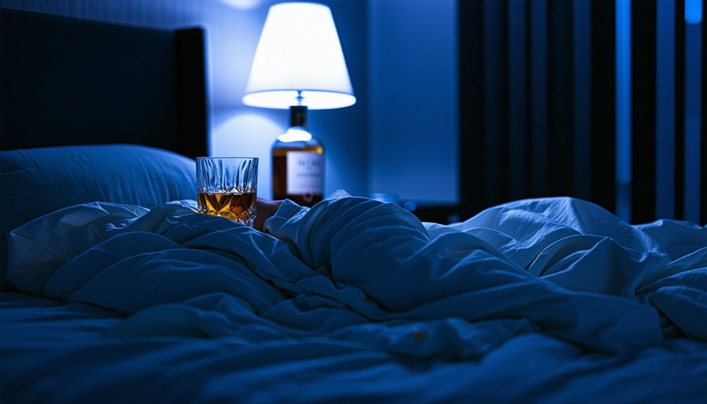 alcohol disrupts restorative sleep
