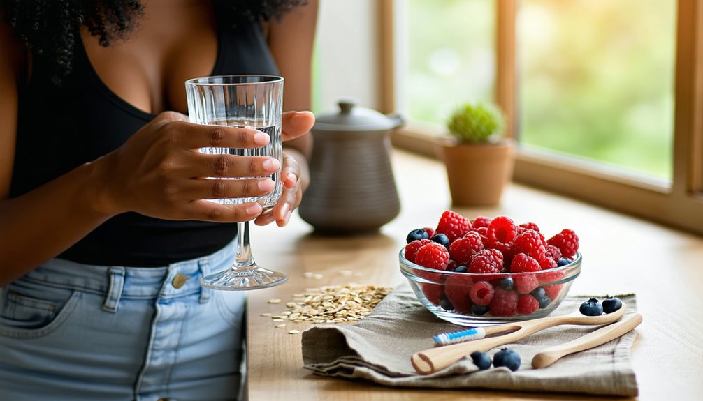 fiber flossing fruits flax