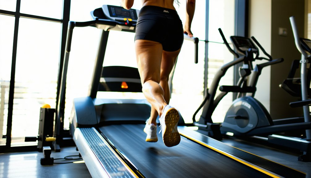 incline paced low impact walking