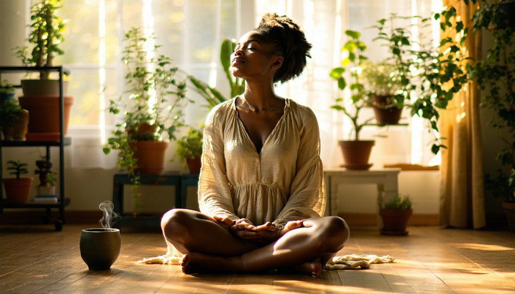 intentional stillness to reconnect