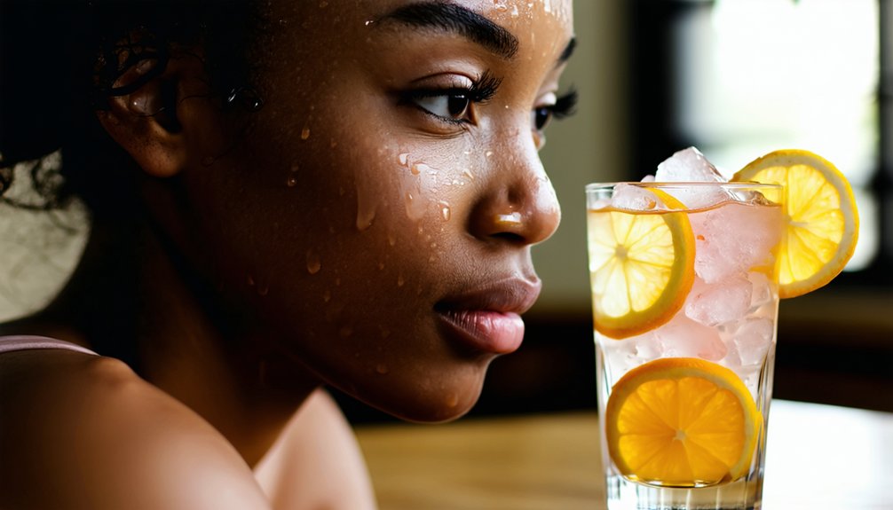 replenish electrolytes to relieve