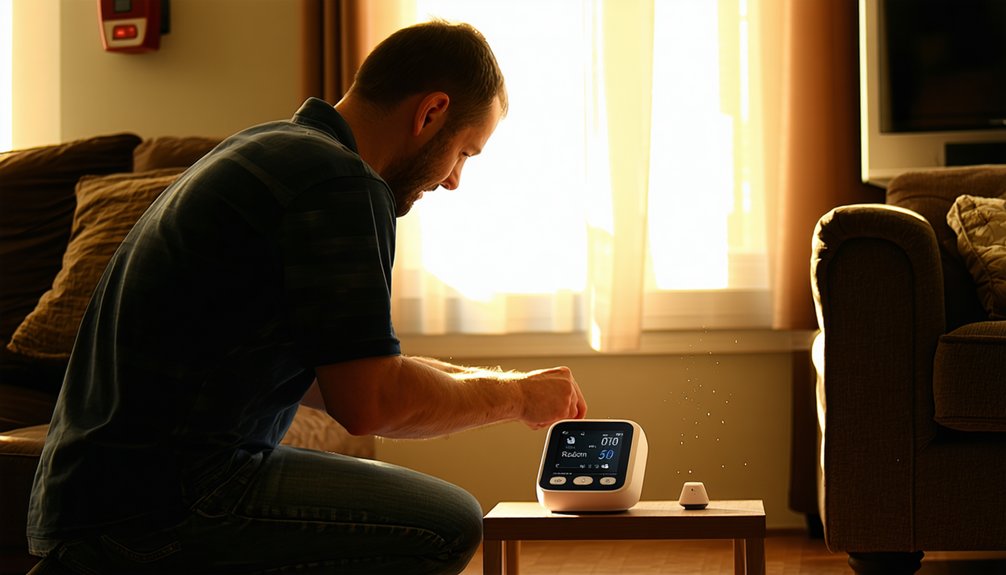 test for radon lead carbon monoxide