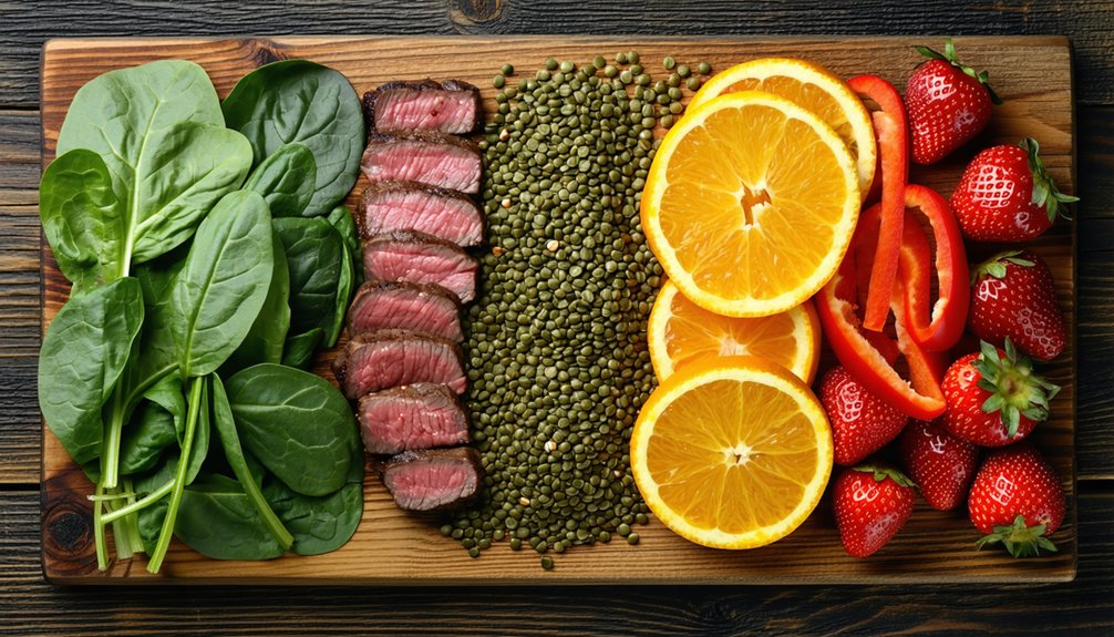 vitamin c enhances nonheme iron