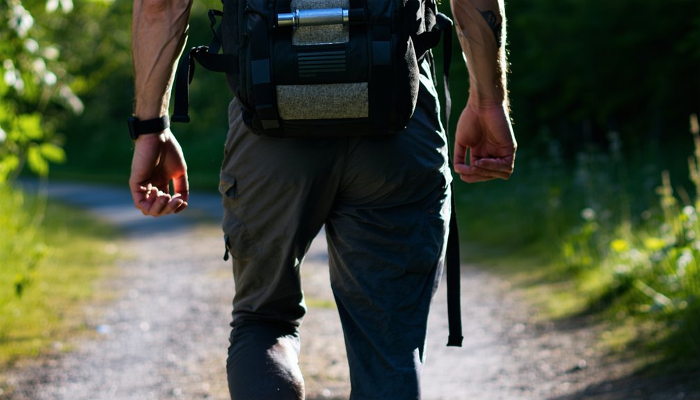 weighted backpack walking for conditioning