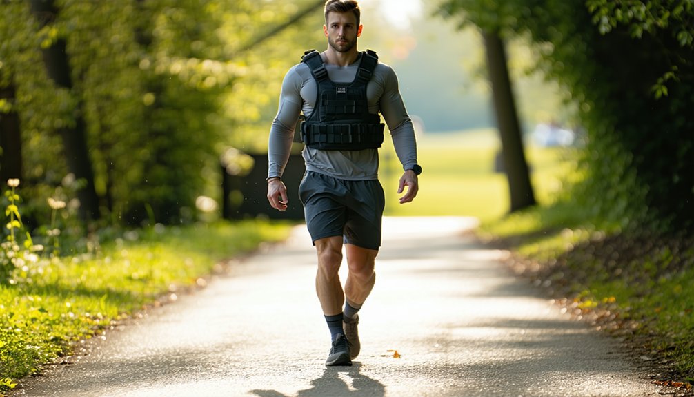 weighted vest walking increases intensity